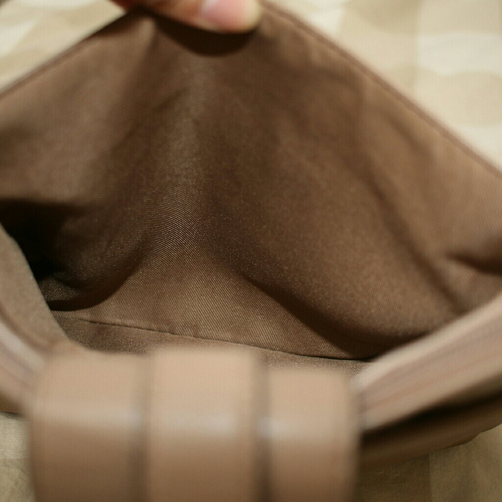 Merona Faux Leather Tan Crossbody Bag - Picture 5 of 8
